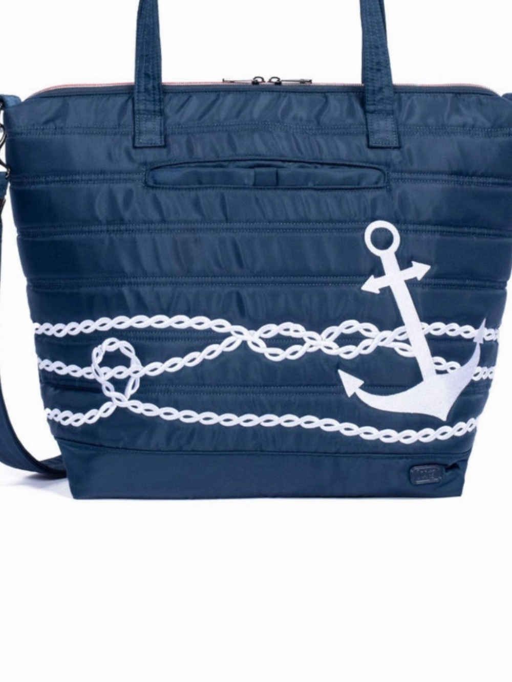 LUG Apollo Nautical Navy Anchor Tote Bag